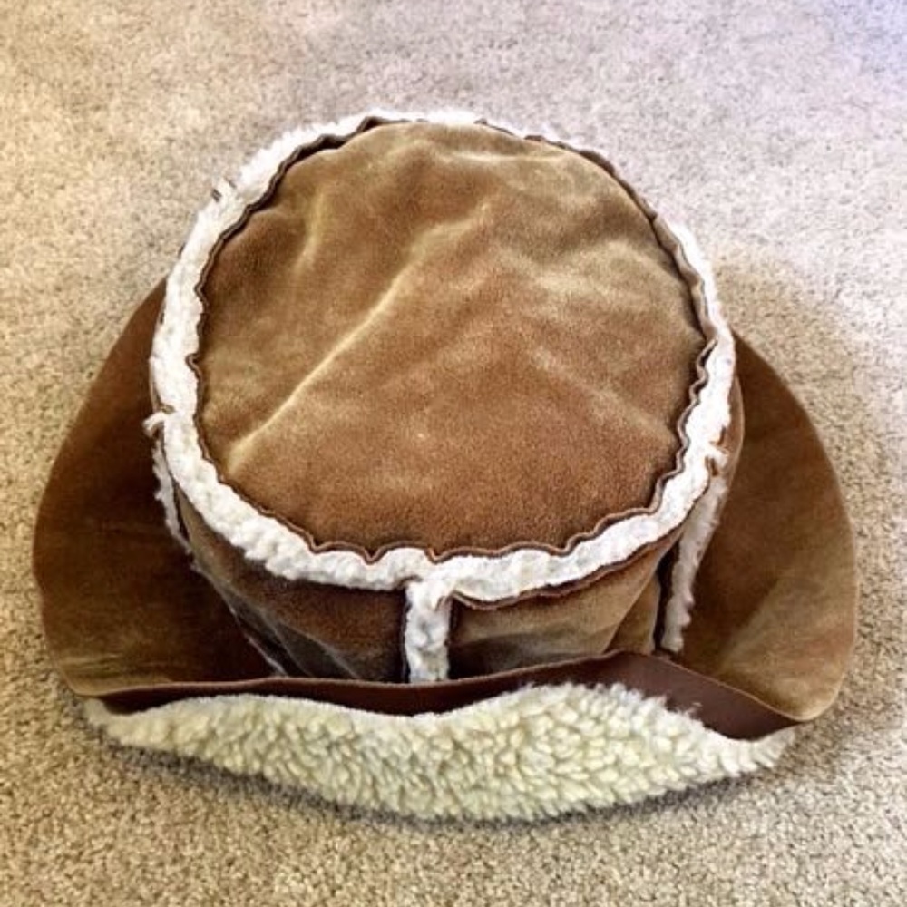 Soft Faux Suede and Fleece Hat